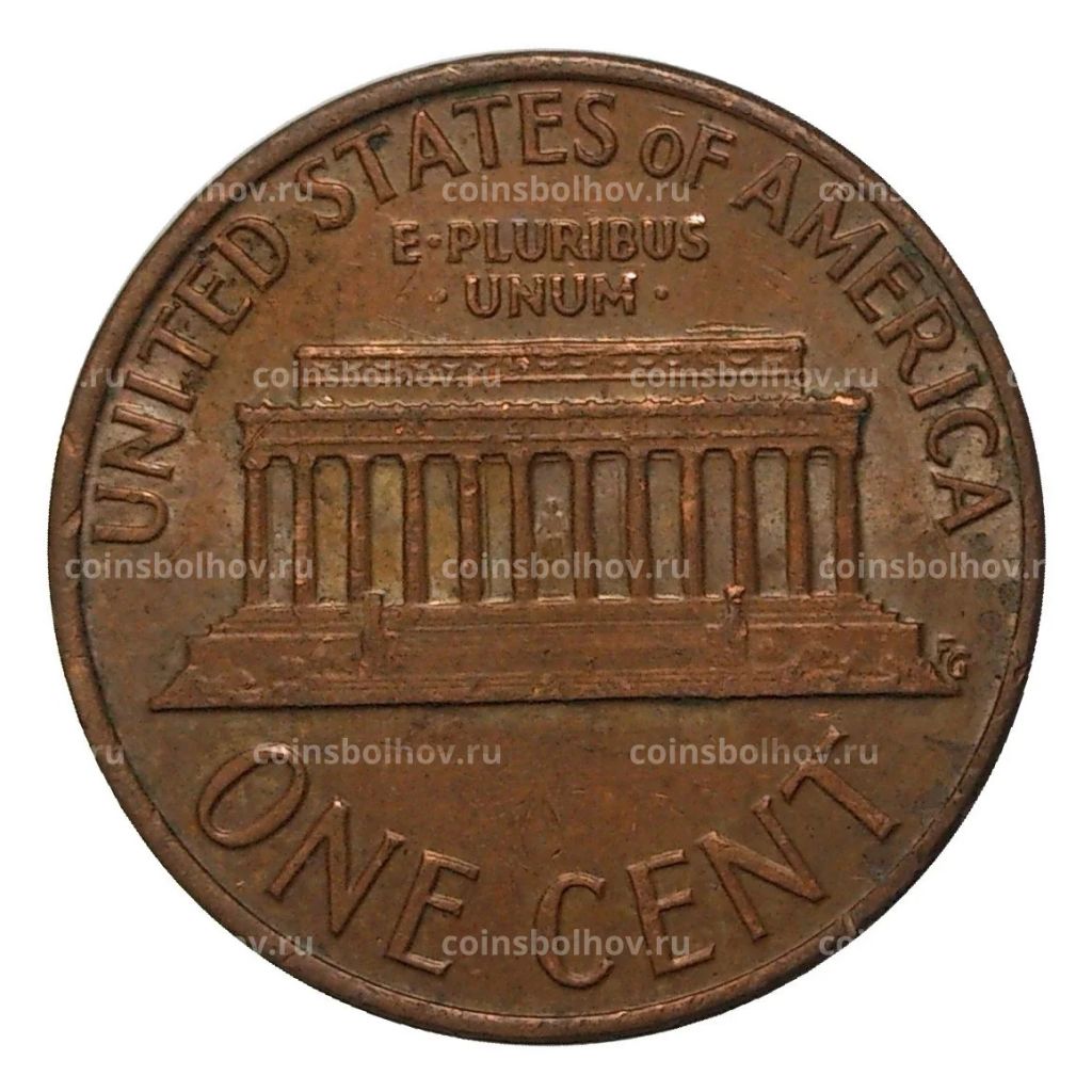 Монета 1 цент 1974 года