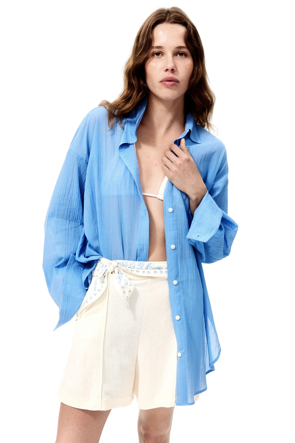 Pantal?n corto sastre con cintur?n - H&m фото 2