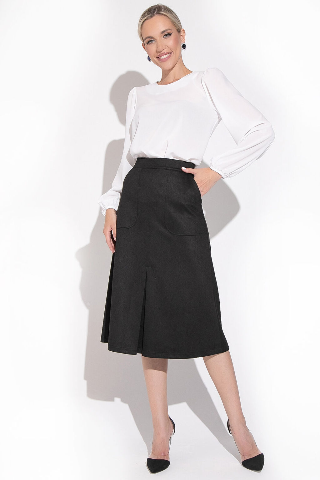 Юбка Алисия (чёрный) - Эльза фото 2