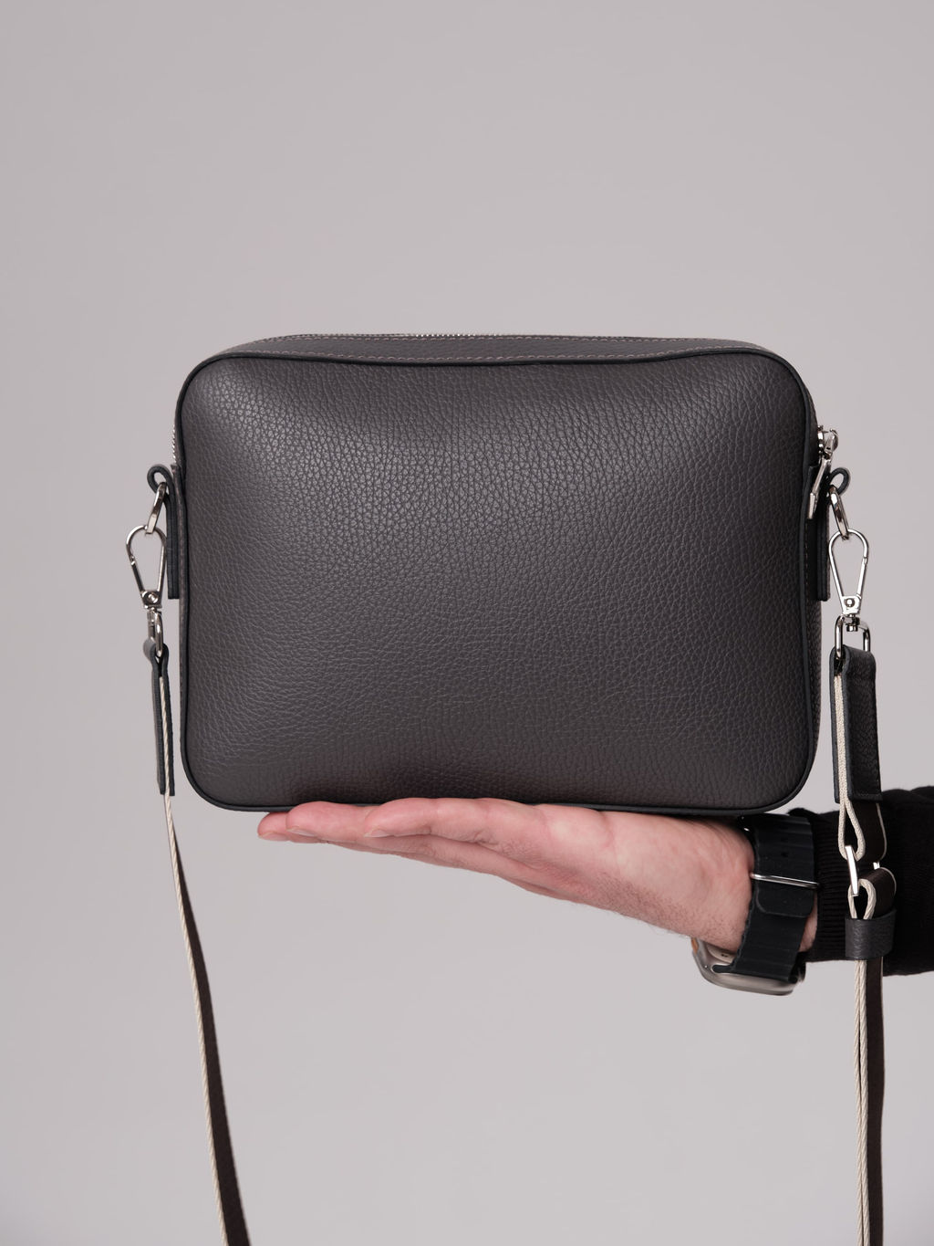 Мужская кожаная сумка Bora DBR 7113 темный лес фото 7