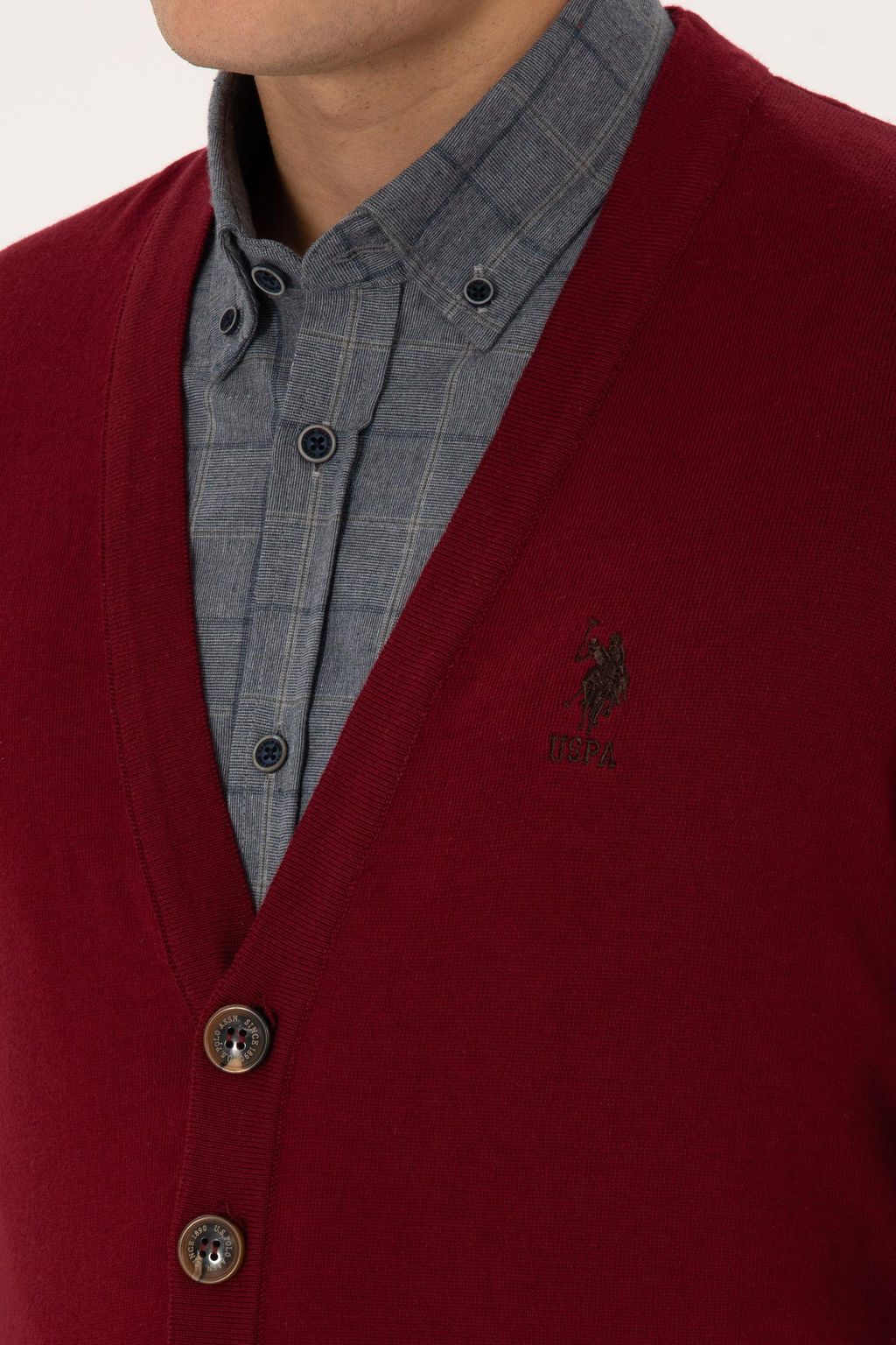 Erkek Bordo Basic Triko H_rka - U.s. polo assn фото 14