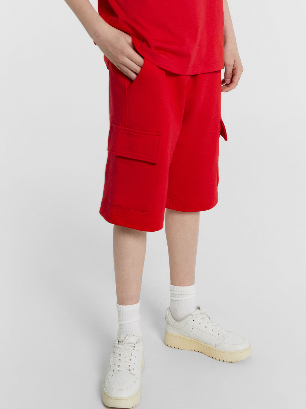 Шорты для мальчиков в красном цвете - Mark formelle фото 2
