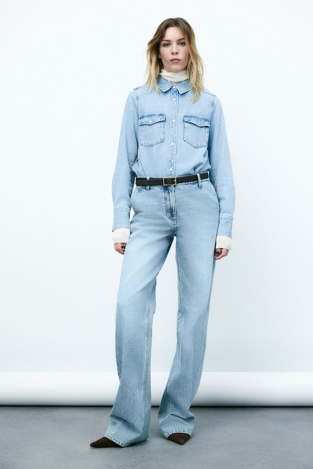 Camisa denim - H&m фото 3