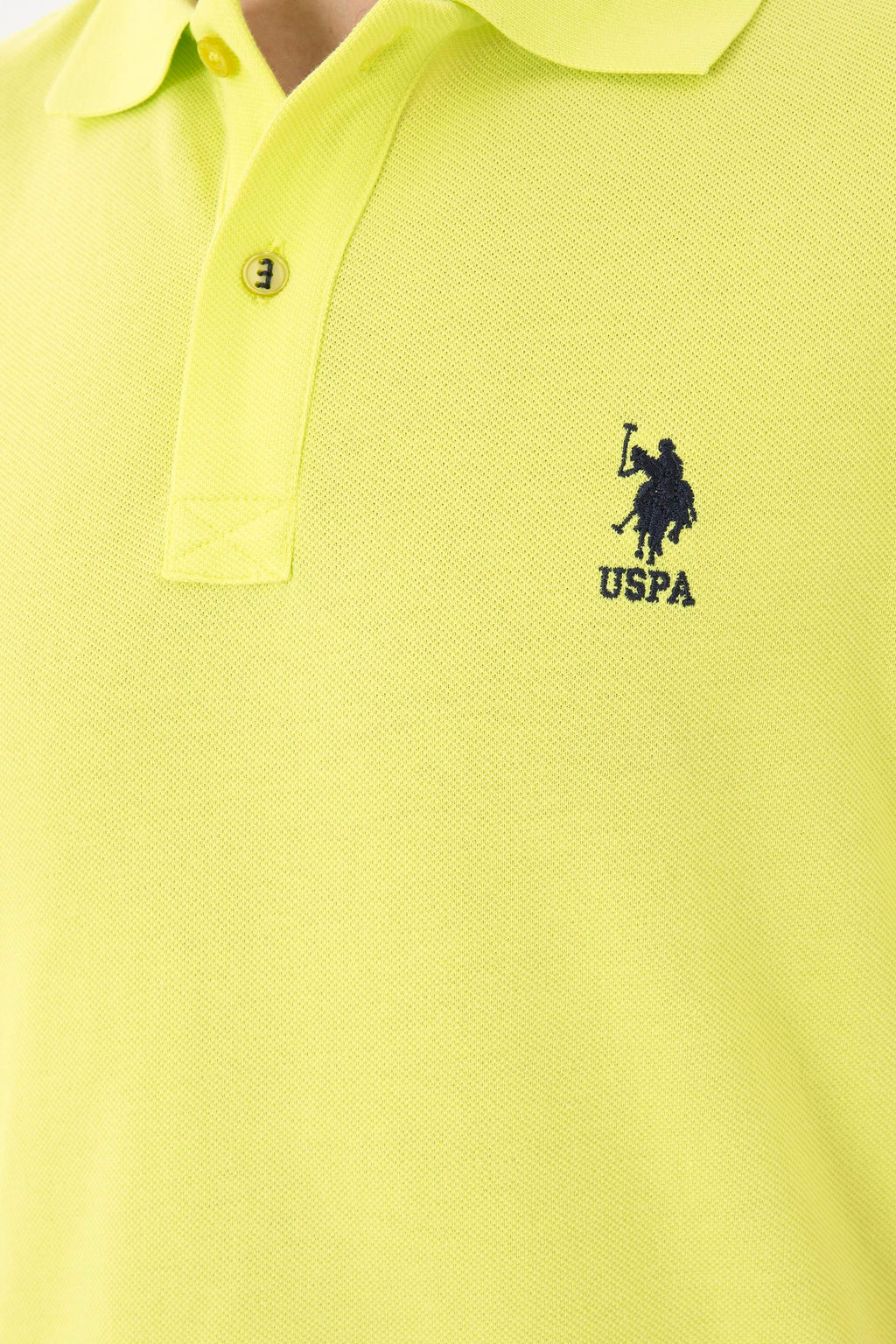 Мужская базовая футболка фисташкового цвета - U.s. polo assn фото 7