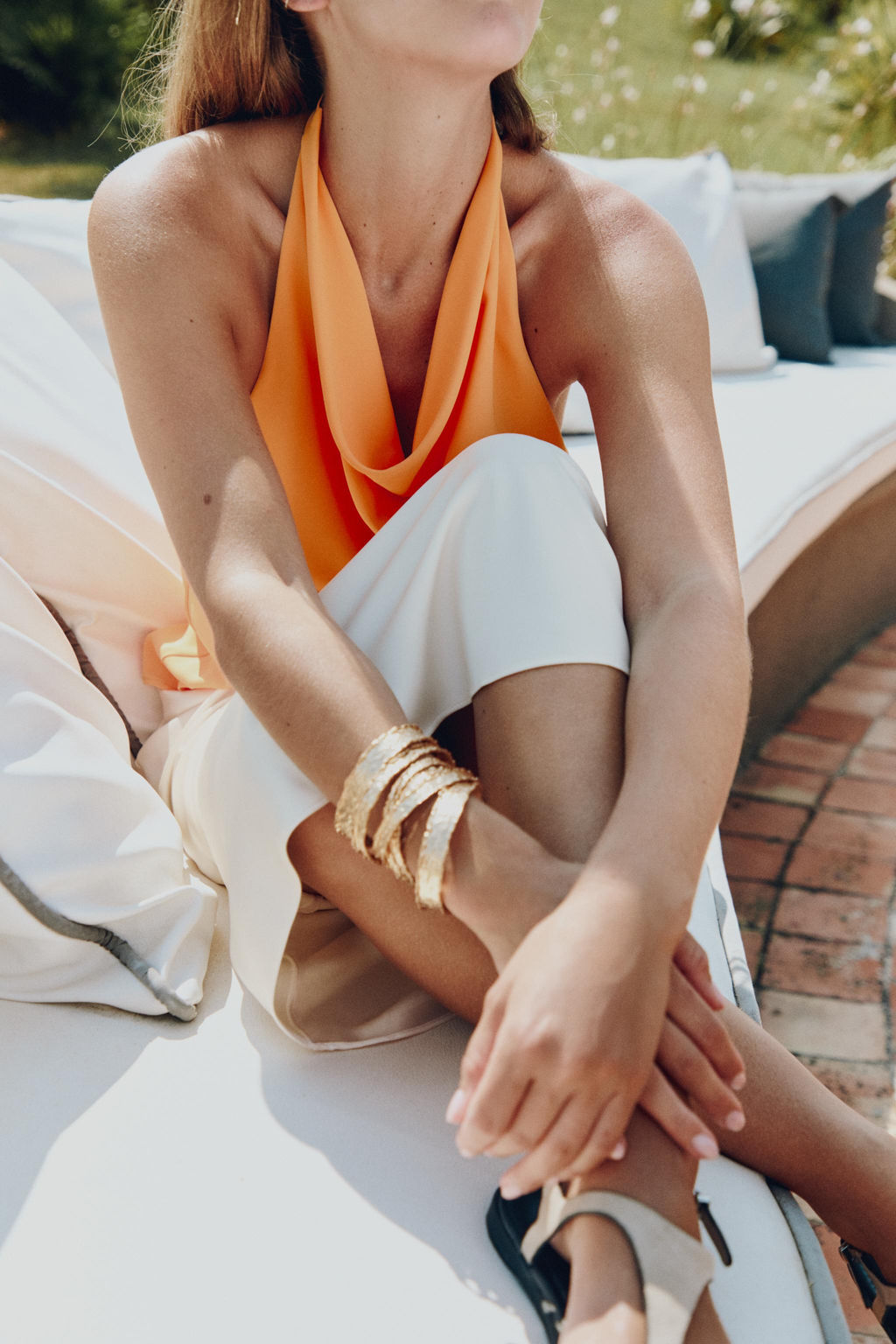 SATIN HALTER TOP - Zara фото 5