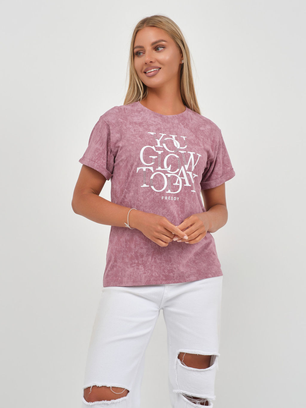 Футболка варенка Хлопок 100% Лиона индиго - Ивассорти фото 51