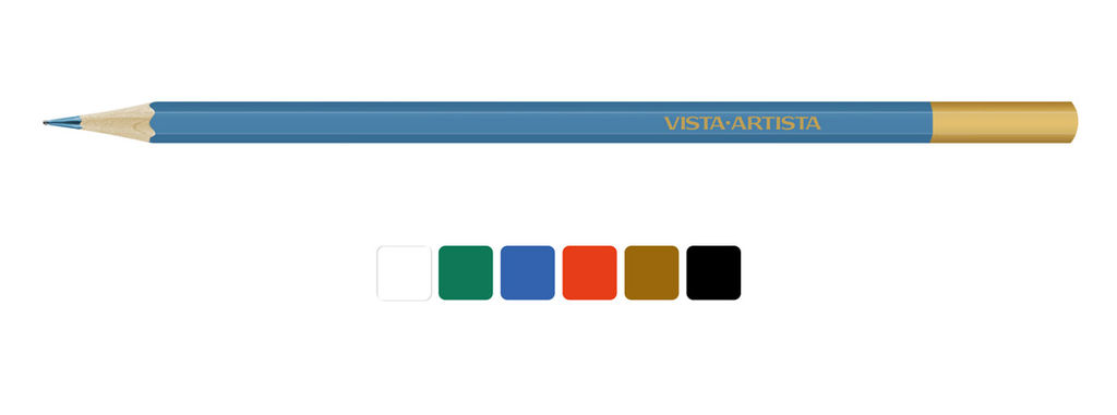 VISTA-ARTISTA Extra Fine VWPB-06 Ботаника Акварельные карандаши набор заточенный 8 х 6 цв. 02 Анемон