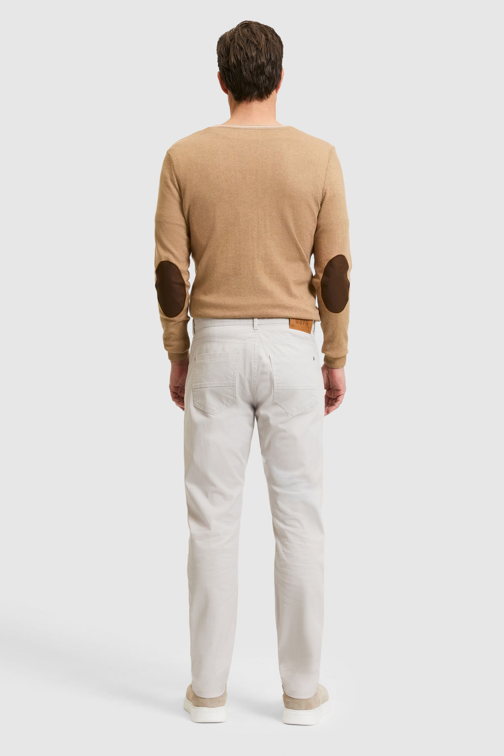 Erkek Slim Fit A__k Gri Kanvas Pantolon - U.s. polo assn фото 4