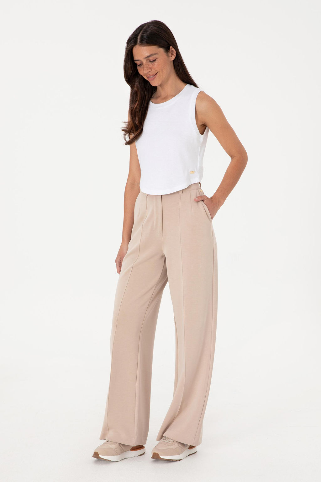 Kad_n Camel _rme Pantolon Sepette S_rpriz _ndirim - U.s. polo assn фото 3