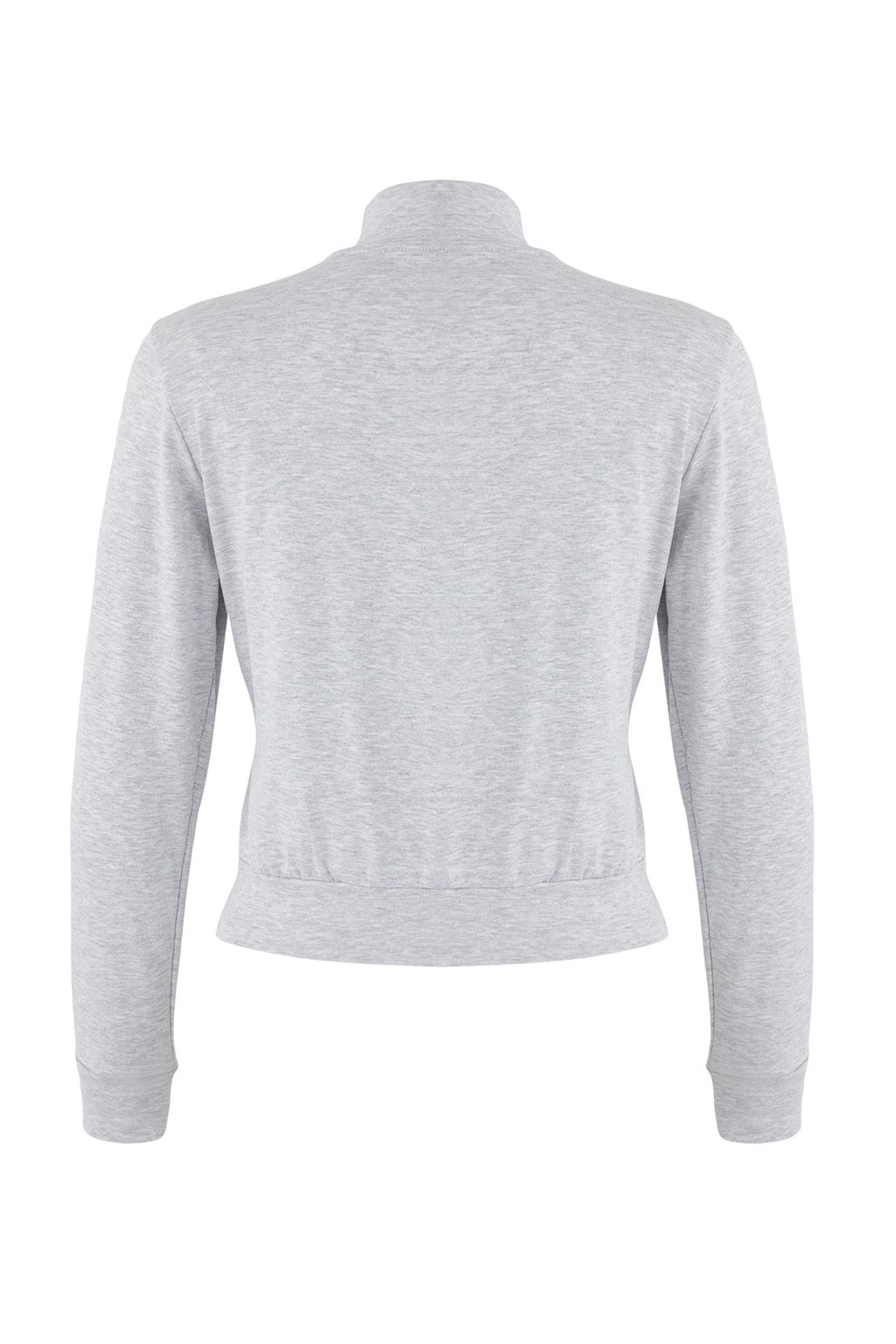 Lacivert Fermuarl? Slim/Vucuda Oturan Orme Sweatshirt TWOSS25SW00006 - Trendyolmilla фото 6