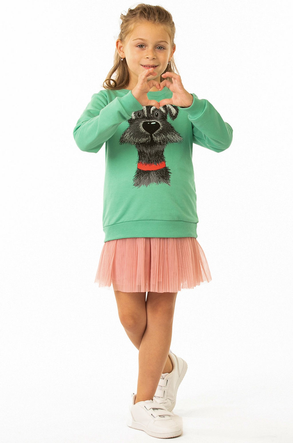 Свитшот для девочки из футера двухнитки Baby Style  фото 5
