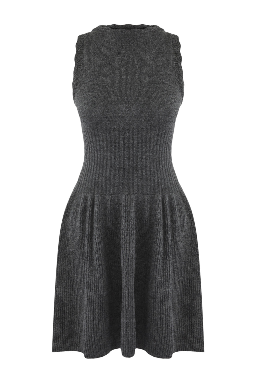 Limited Edtion Antrasit Duz K?sa / Mini Triko Elbise TWOAW26EL00103 - Trendyolmilla фото 5