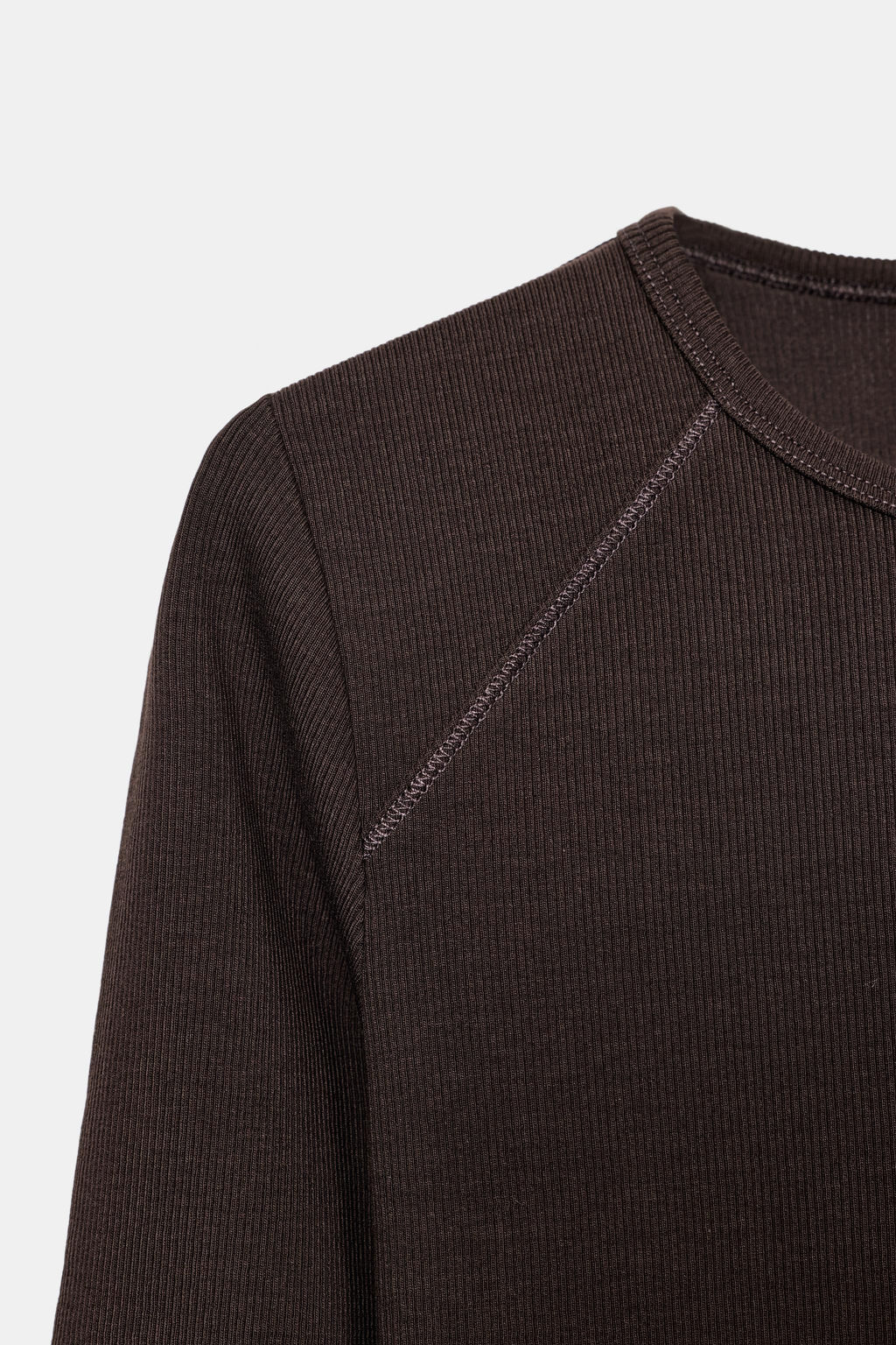 RIB T-SHIRT - Zara фото 5