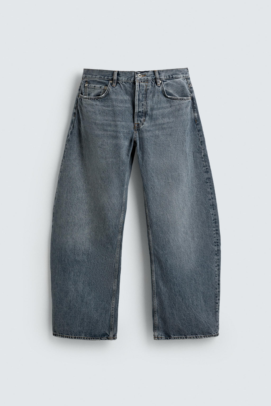 JEANS BARREL FIT / Azul lavado