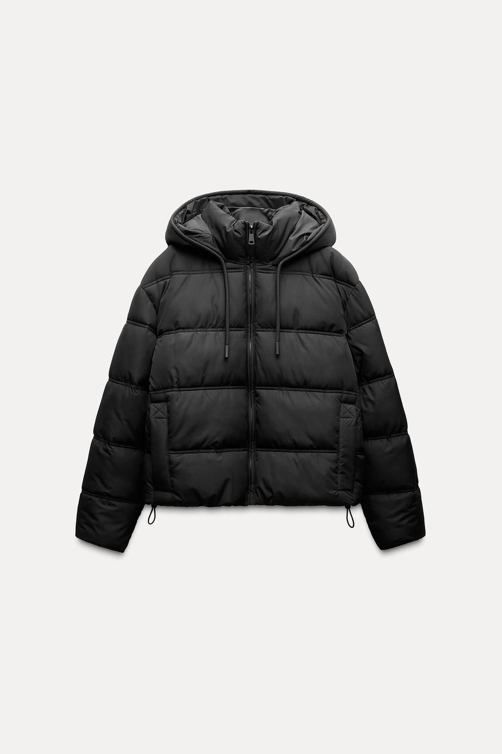 WATER AND WIND PROTECTION SHORT PUFFER ANORAK - Zara фото 9