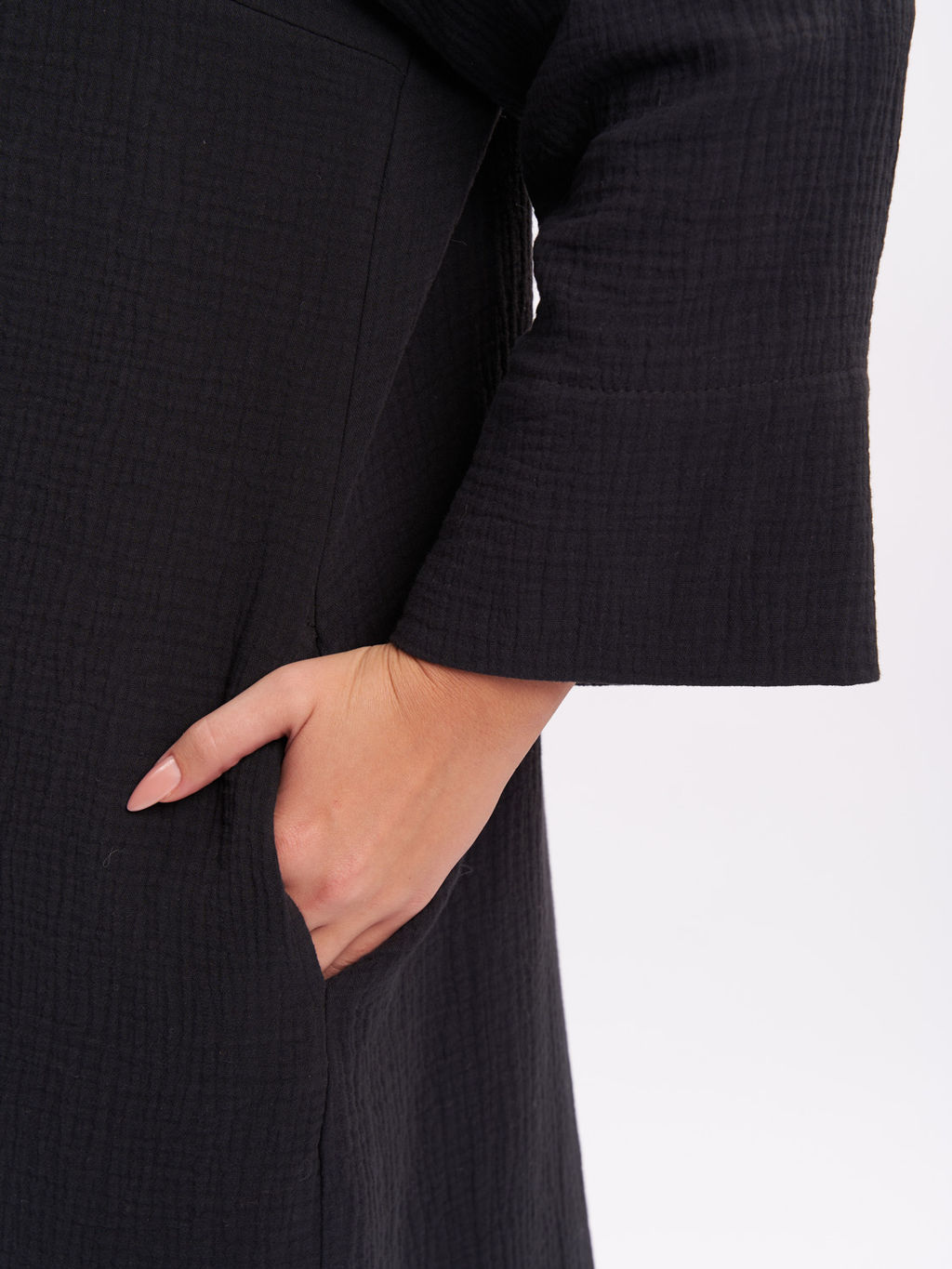 Платье из муслина PP30701BLK01 - Артесса фото 7