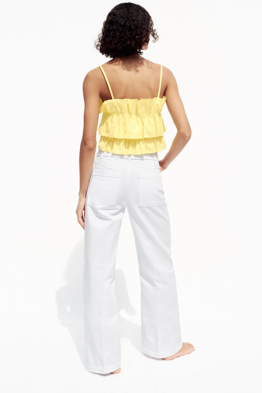 JEANS Z1975 WIDE-LEG HIGH-WAIST WITH BELT - Zara фото 7