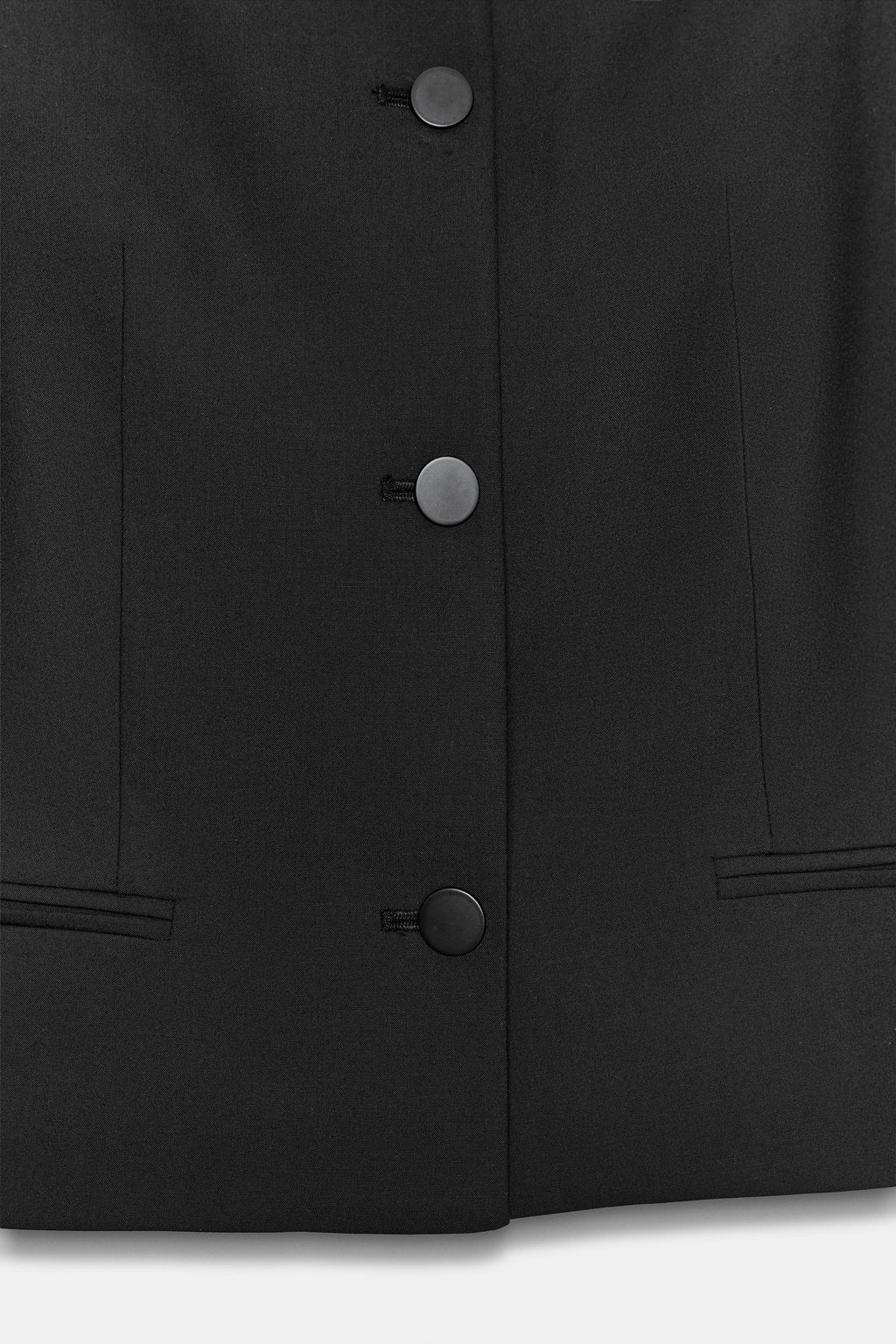 CHAQUETA BOTONES ZW COLLECTION / Negro