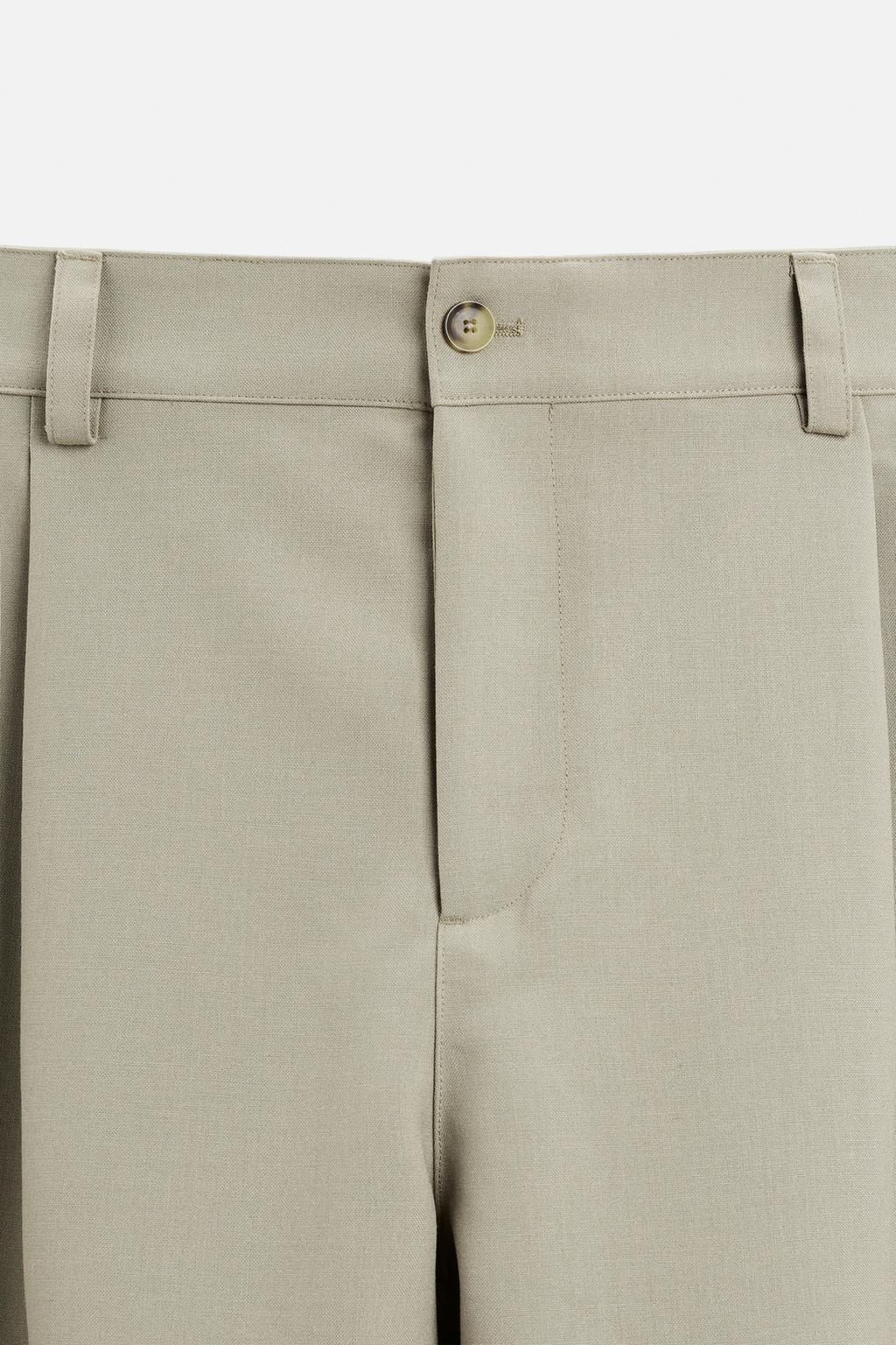 BALLOON FIT PLEATED TROUSERS - Zara фото 16