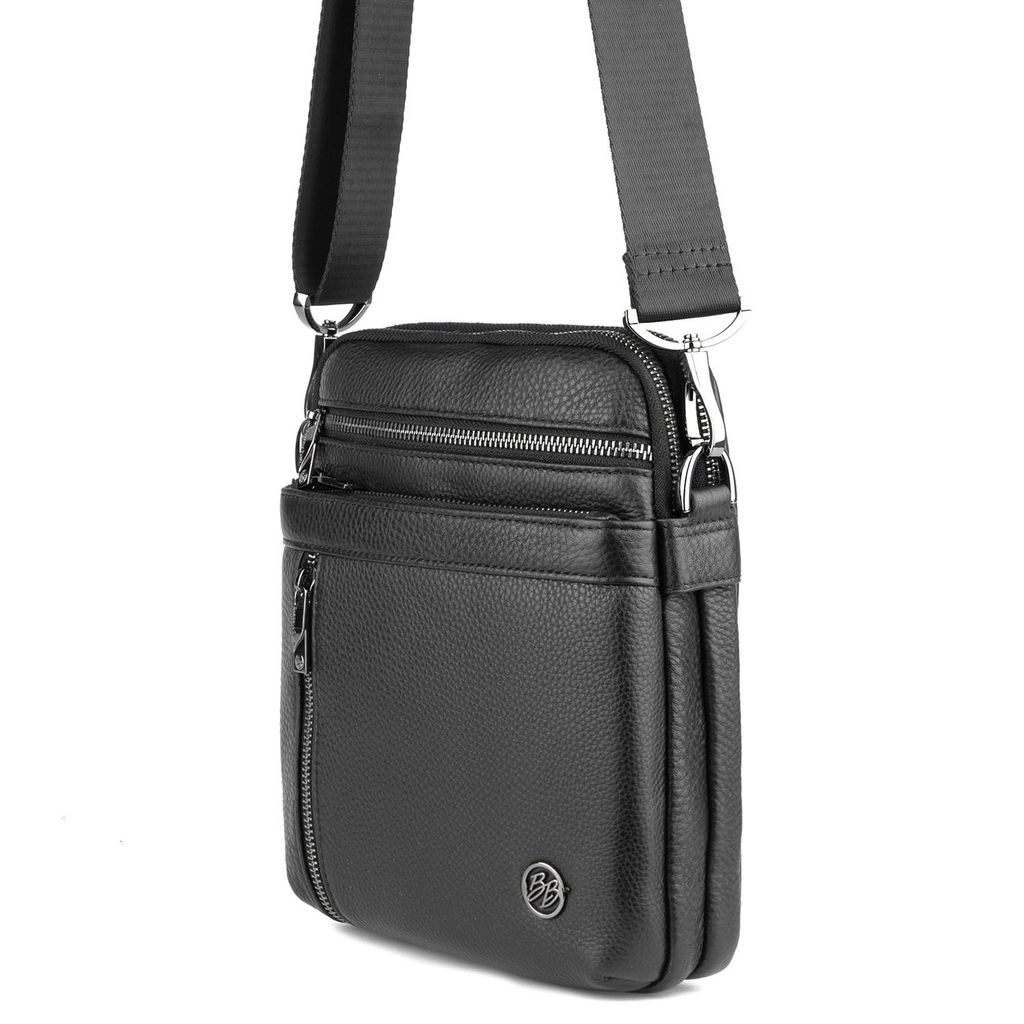 Мужская кожаная сумка - Barcelo biagi фото 2