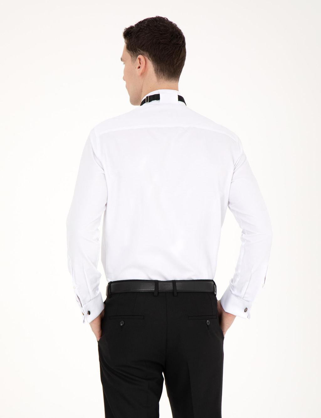 Beyaz Slim Fit Smokin G_mlek