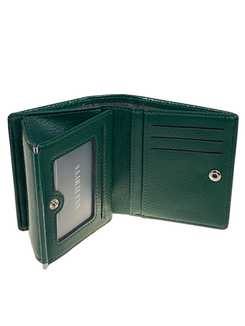 Женское портмоне из искусственной кожи, цвет зеленый - Greta фото 2