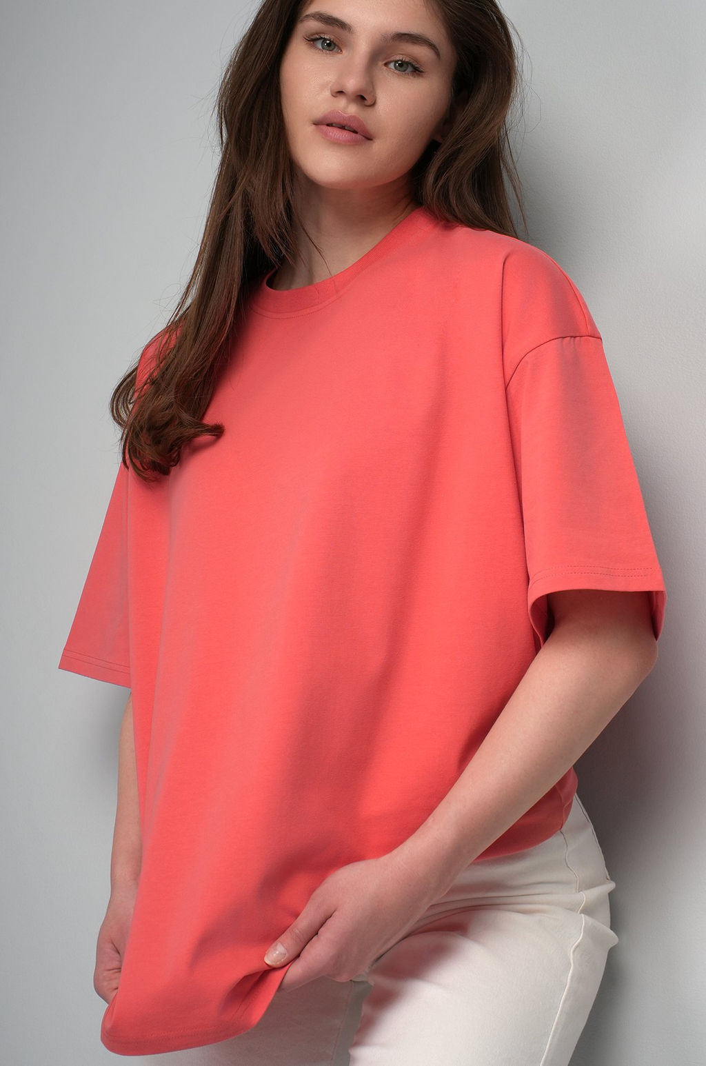 Женская футболка оверсайз Happyfox