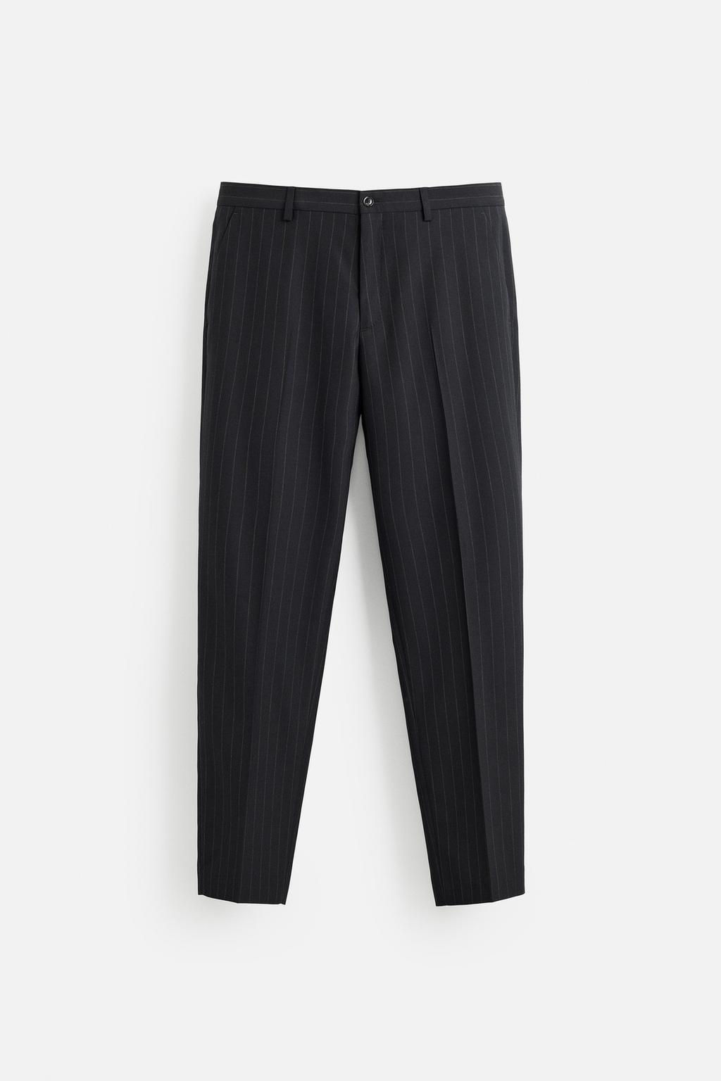 PINSTRIPE SUIT TROUSERS - Zara фото 5
