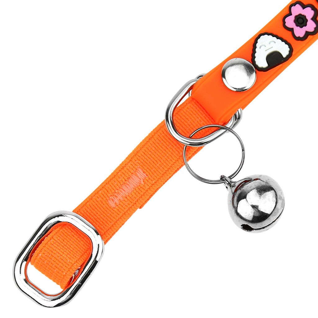 Ошейник универсальный Лето 1х35см, с бубенчиком, силикон, на картоне, цвета микс (Китай) - Pet toys фото 4