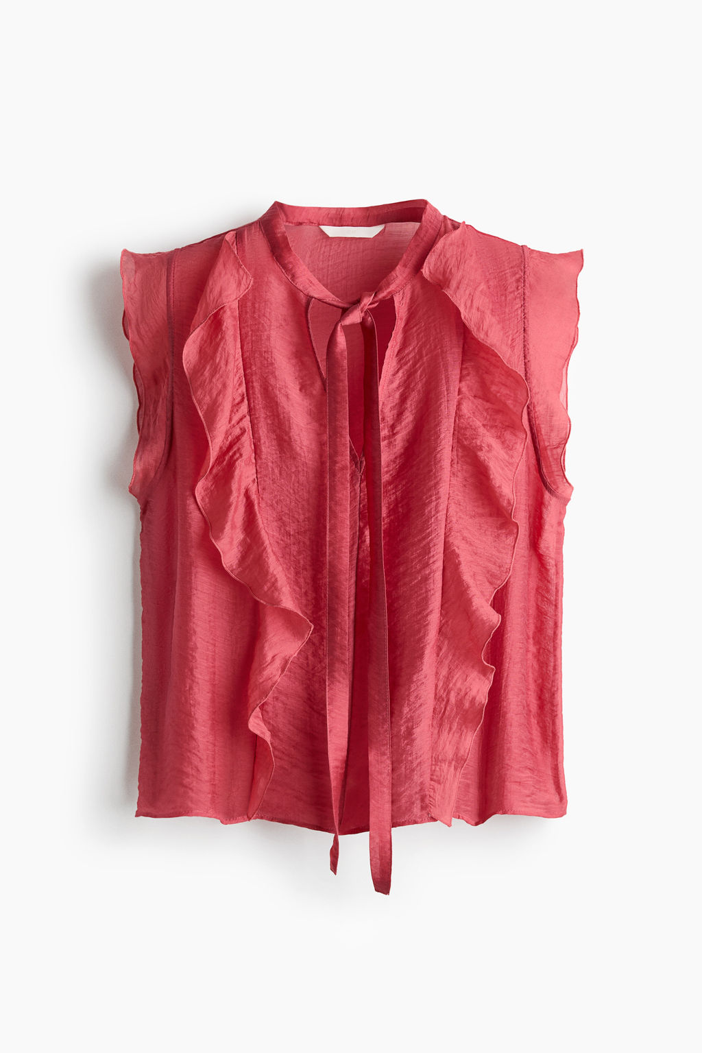 Blusa de volantes con cuello fular - H&m фото 3