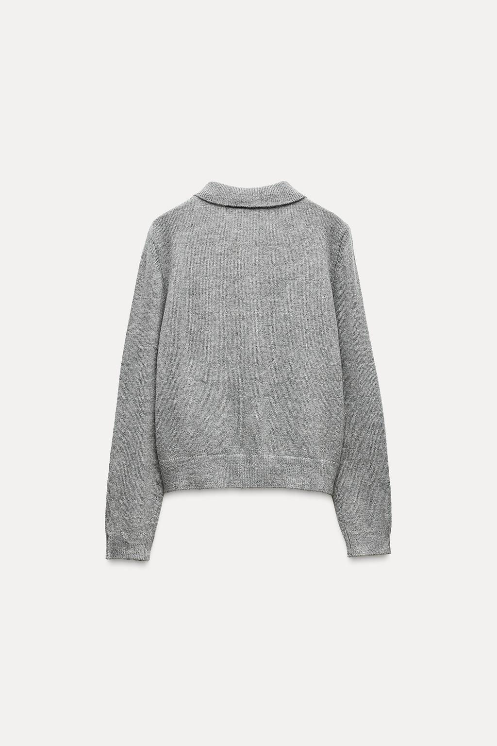 KNIT CARDIGAN WITH BUTTONS AND BOWS - Zara фото 6