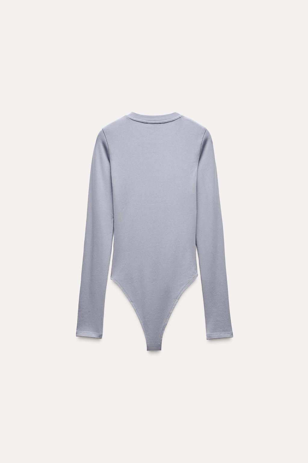 COTTON MODAL BODYSUIT - Zara фото 30