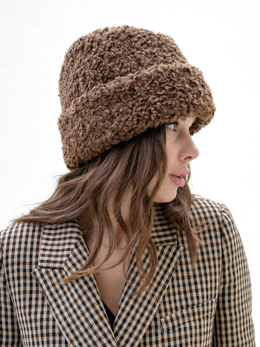 П26-171 Пилотка Тедди коричневая