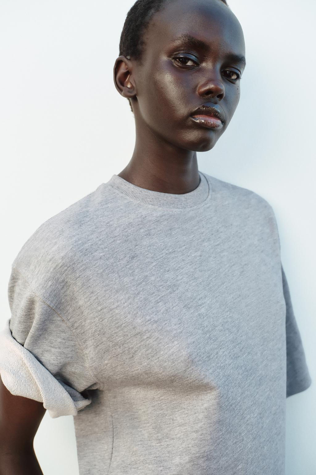 FADED-EFFECT OVERSIZE SWEATSHIRT - Zara фото 4