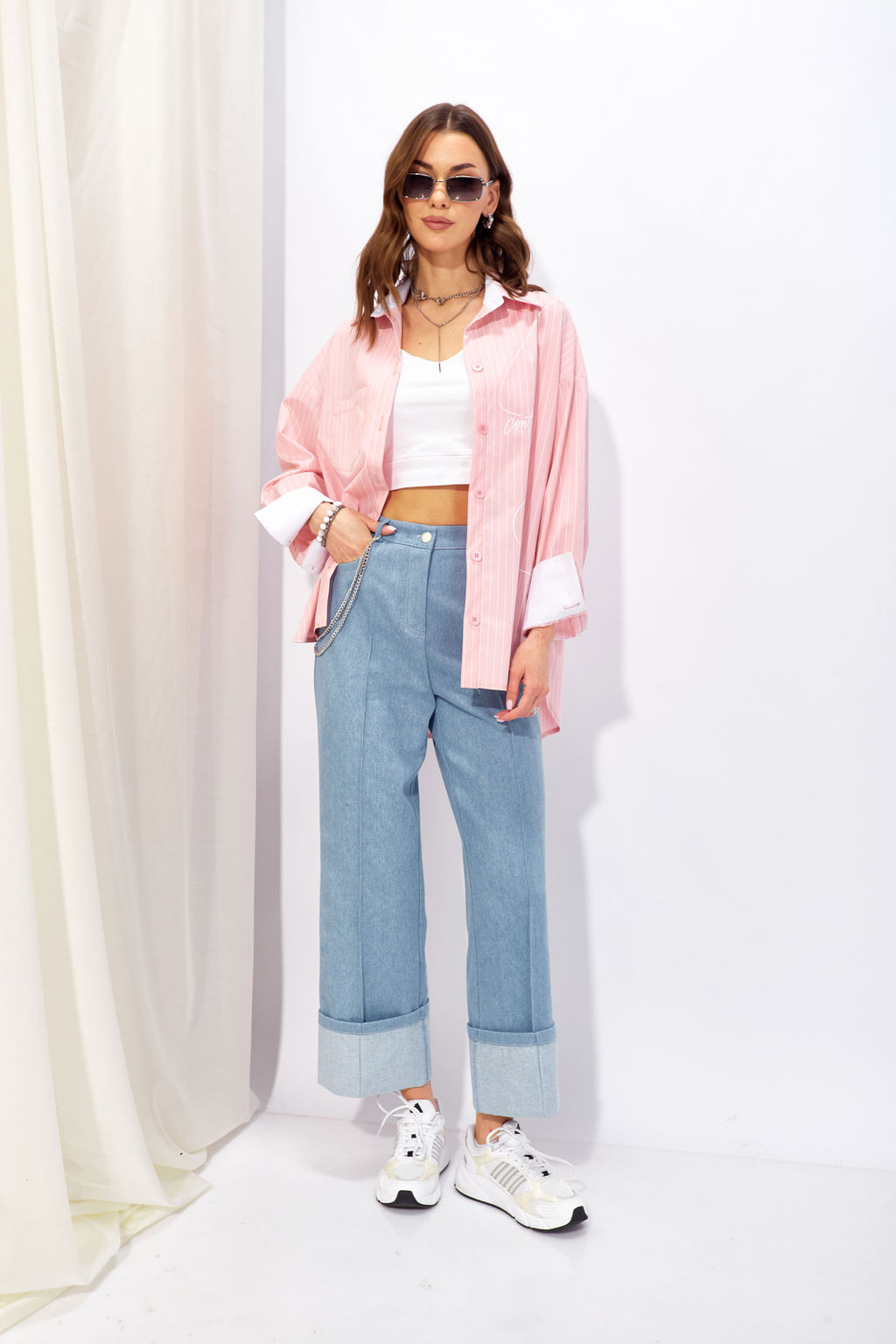 Брюки 4329 (голубой)