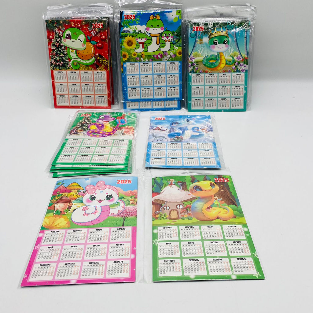 Новогодний Календарь 2025 (24 шт в уп) (арт. YY-4) - Ип лебедев о.ю фото 4