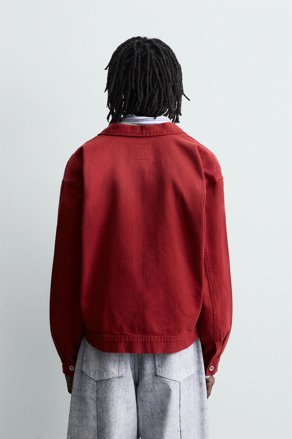 RELAXED FIT DENIM JACKET - Zara фото 3