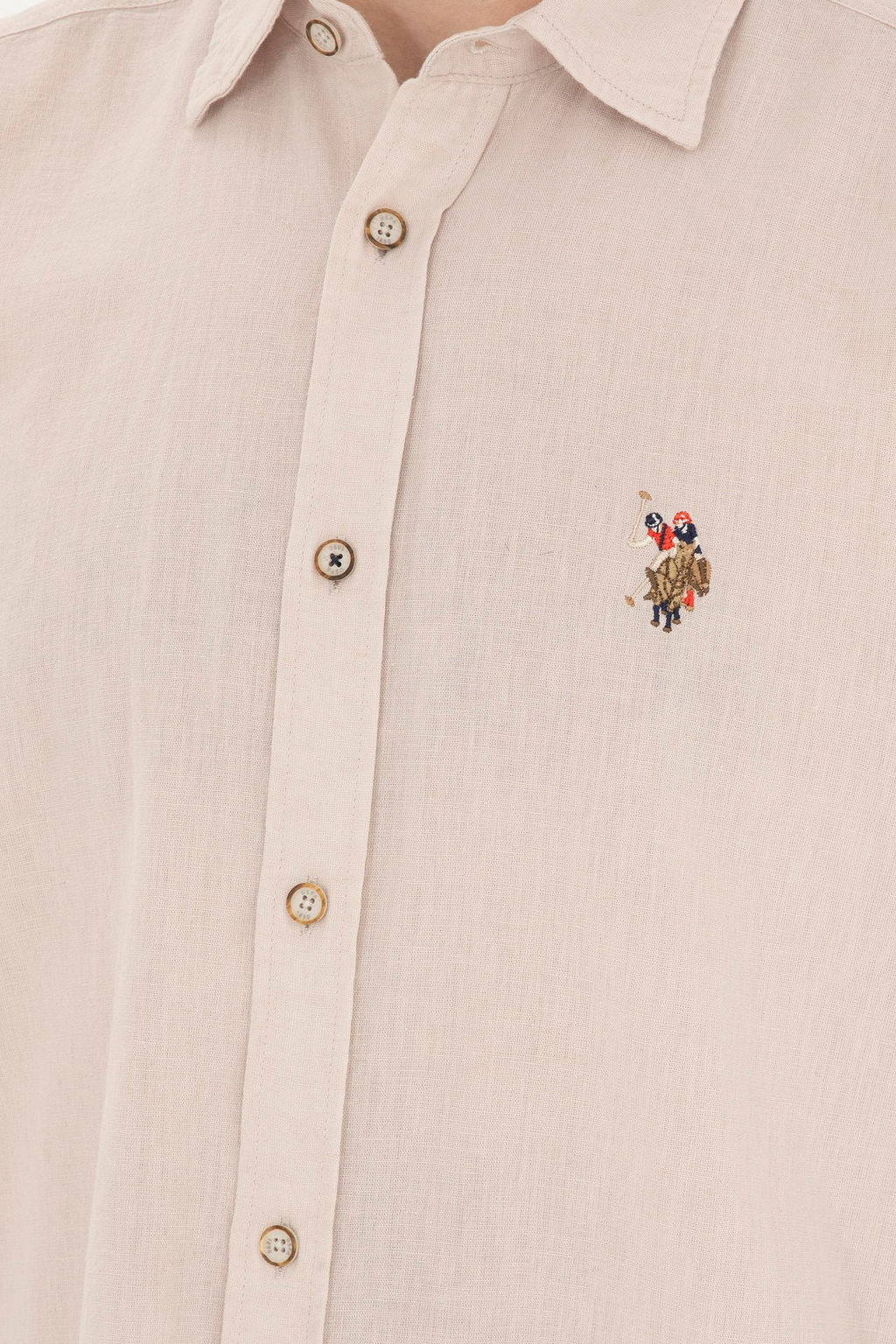 Мужская базовая рубашка с длинным рукавом Stone - U.s. polo assn фото 7