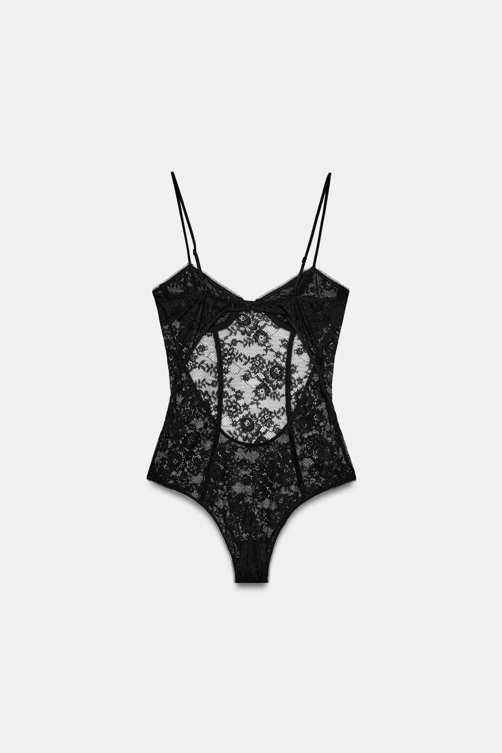 LACE BACKLESS BODYSUIT - Zara фото 7