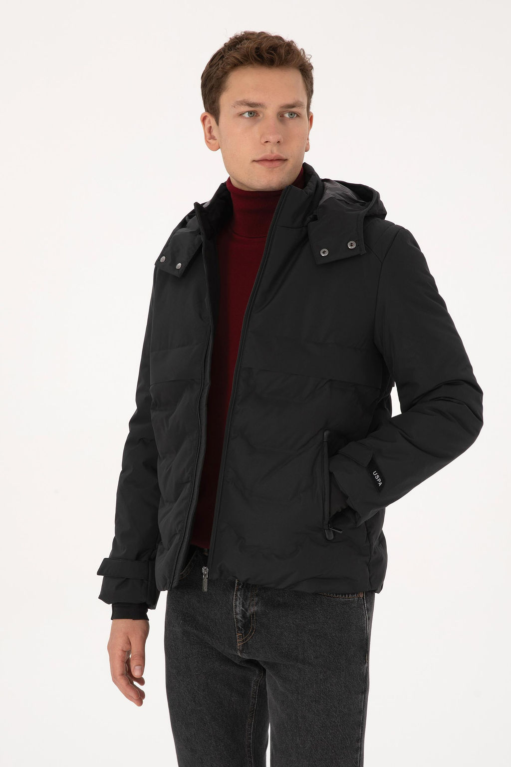 Erkek Siyah Mont - U.s. polo assn фото 3