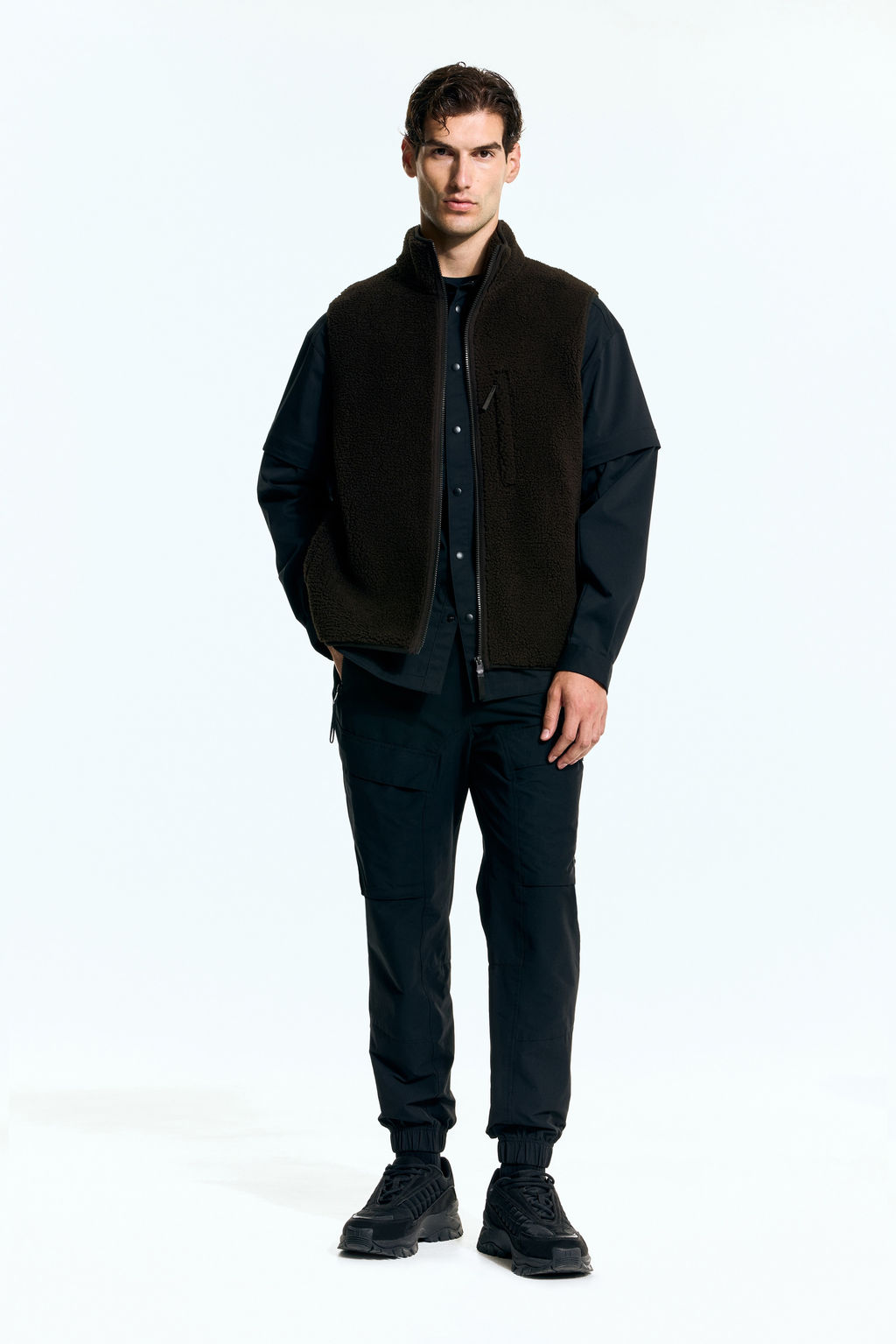 Chaleco de deporte en borreguito Regular Fit - H&m фото 3
