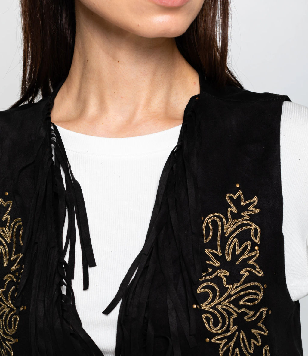 Жилет #КТ9833, чёрный