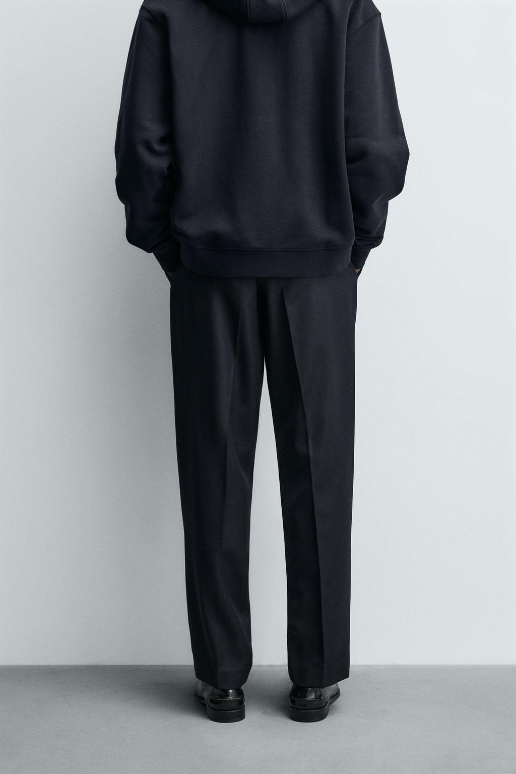 100% WOOL TEXTURED TROUSERS - Zara фото 3