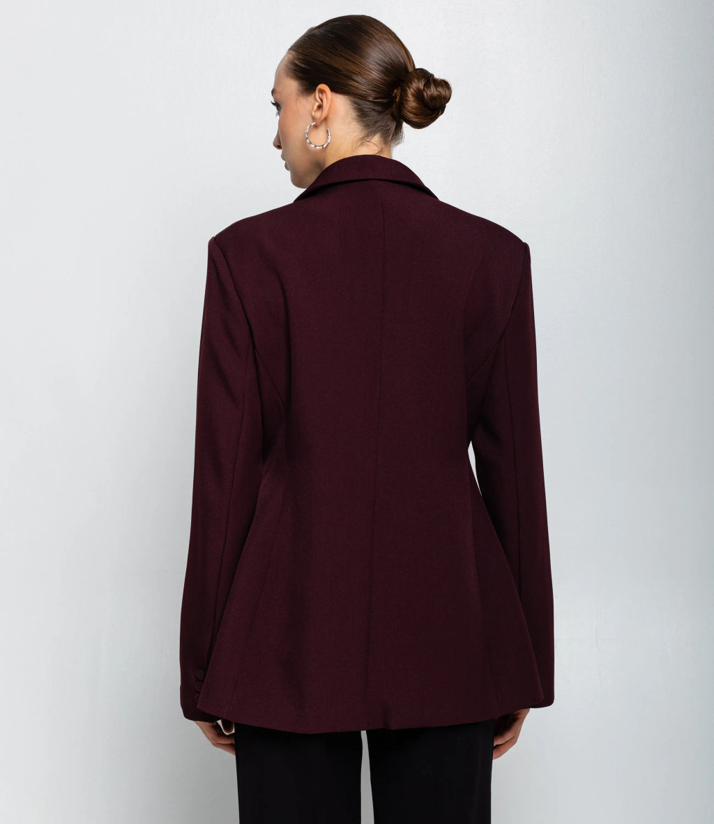 Жакет #КТ20723, сливовый