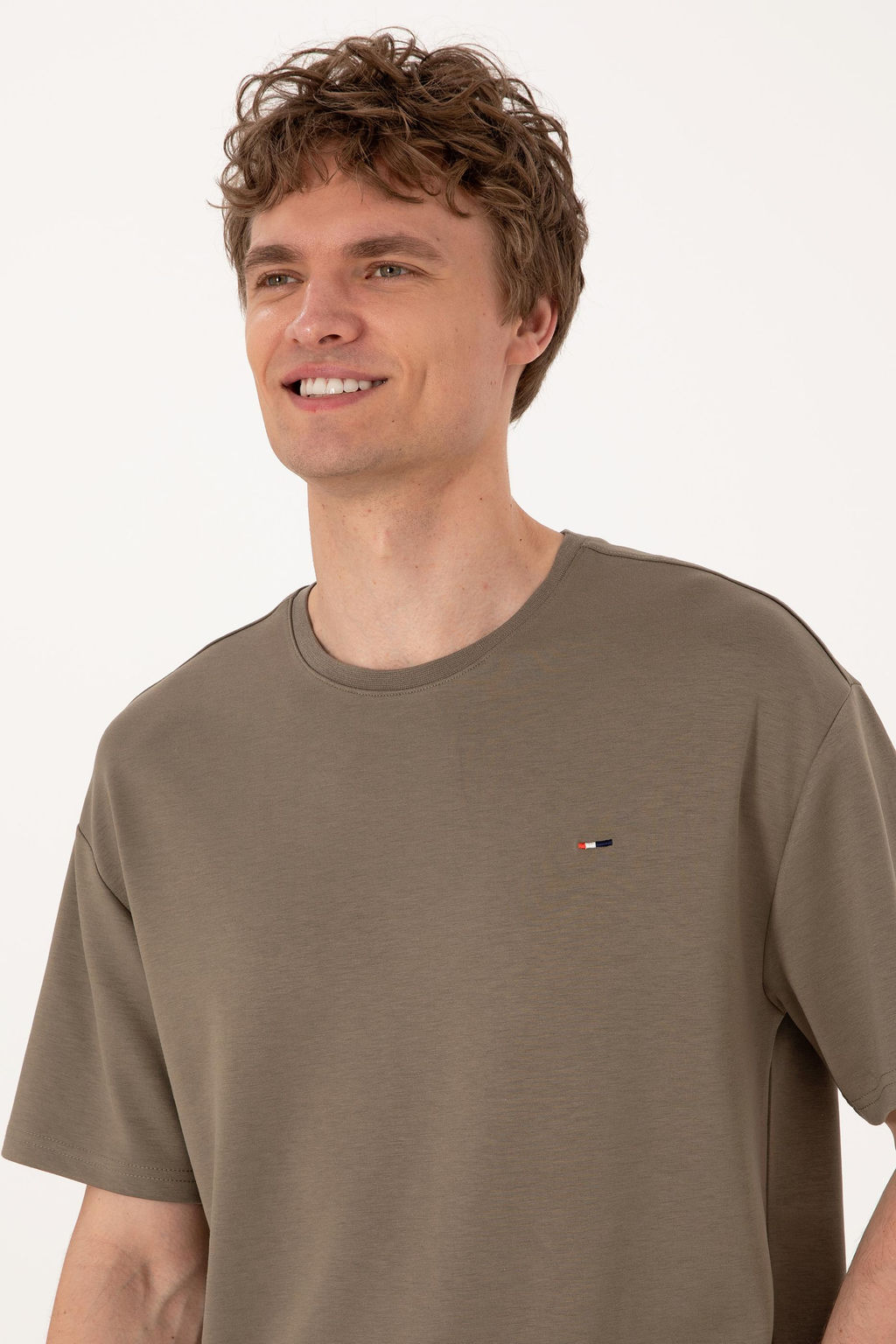 Erkek Comfort Fit Bisiklet Yaka Vizon Ti__rt Sepette S_rpriz _ndirim - U.s. polo assn фото 2