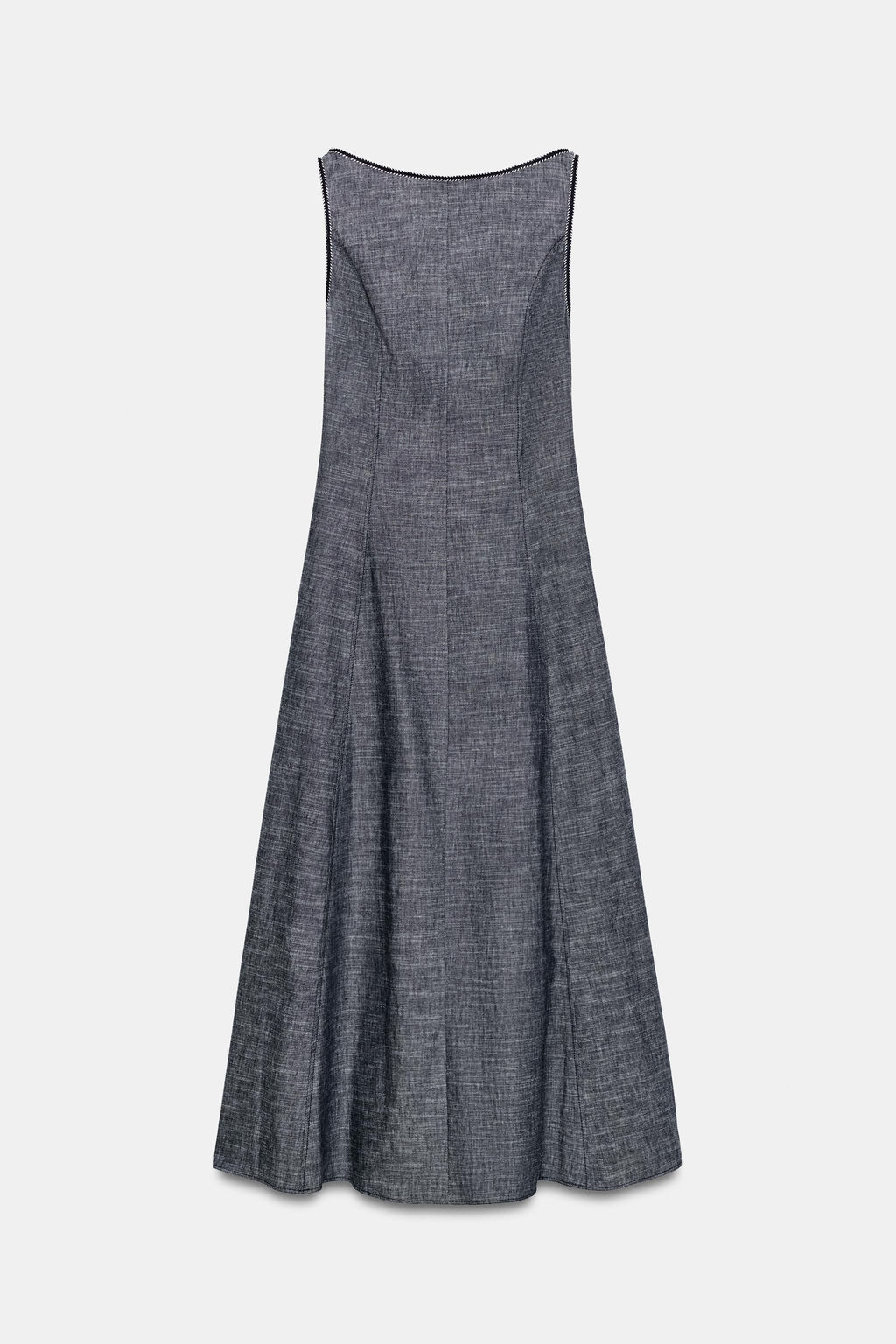 VESTIDO MIDI ESPALDA DESCUBIERTA / ?ndigo - Zara фото 6