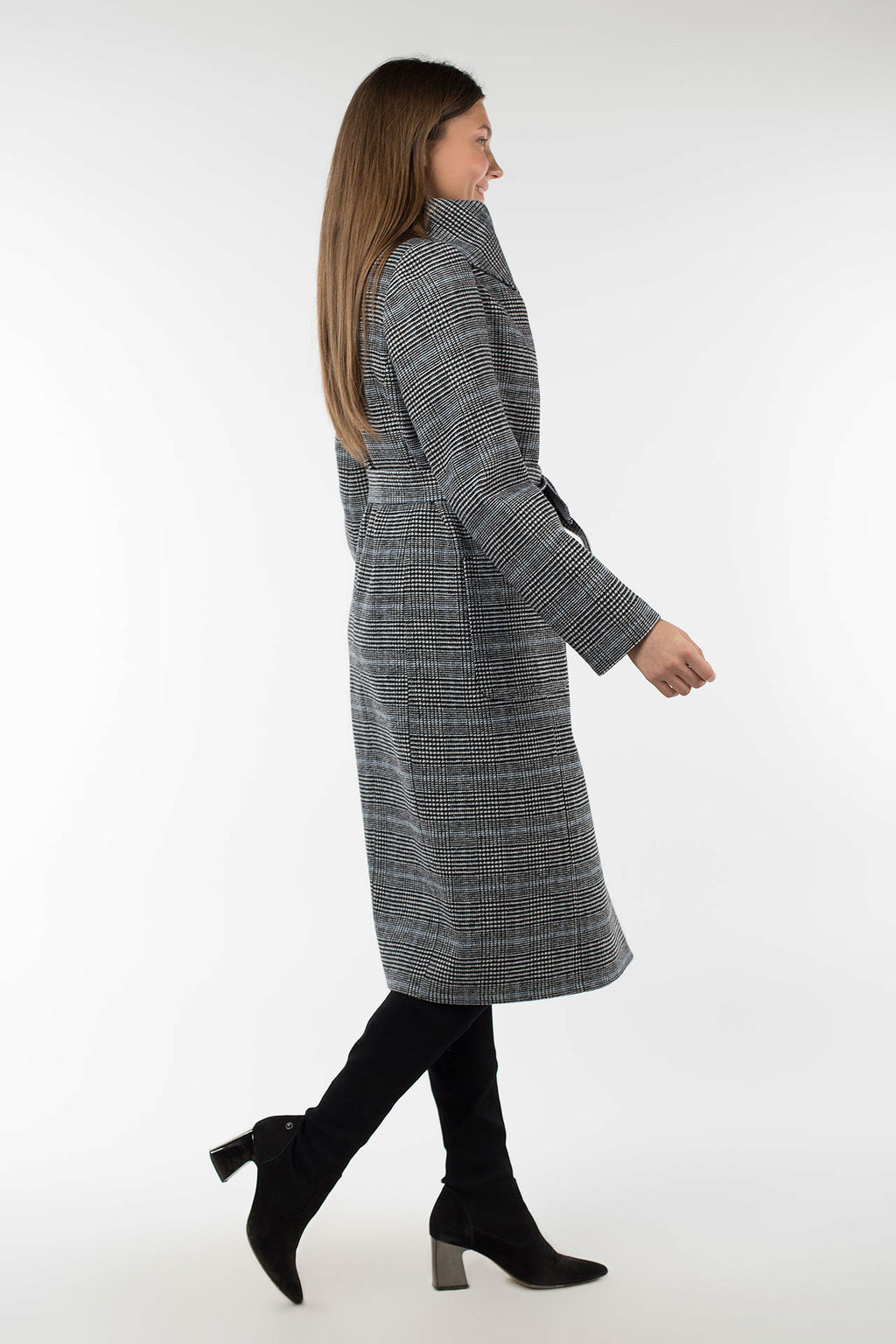 01-10186 Пальто женское демисезонное (пояс) - El podio фото 4