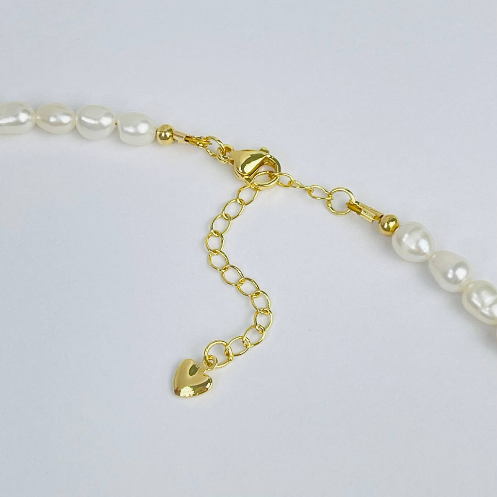 Колье из Жемчуга и Коралла 39 см +