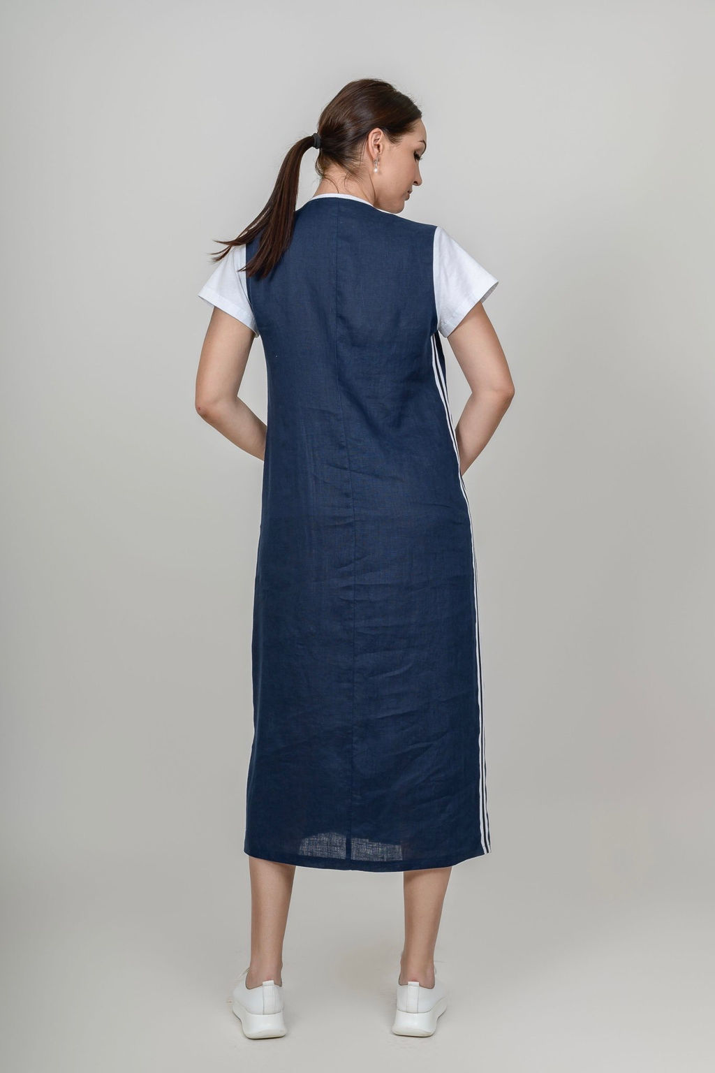 Платье 100% лен