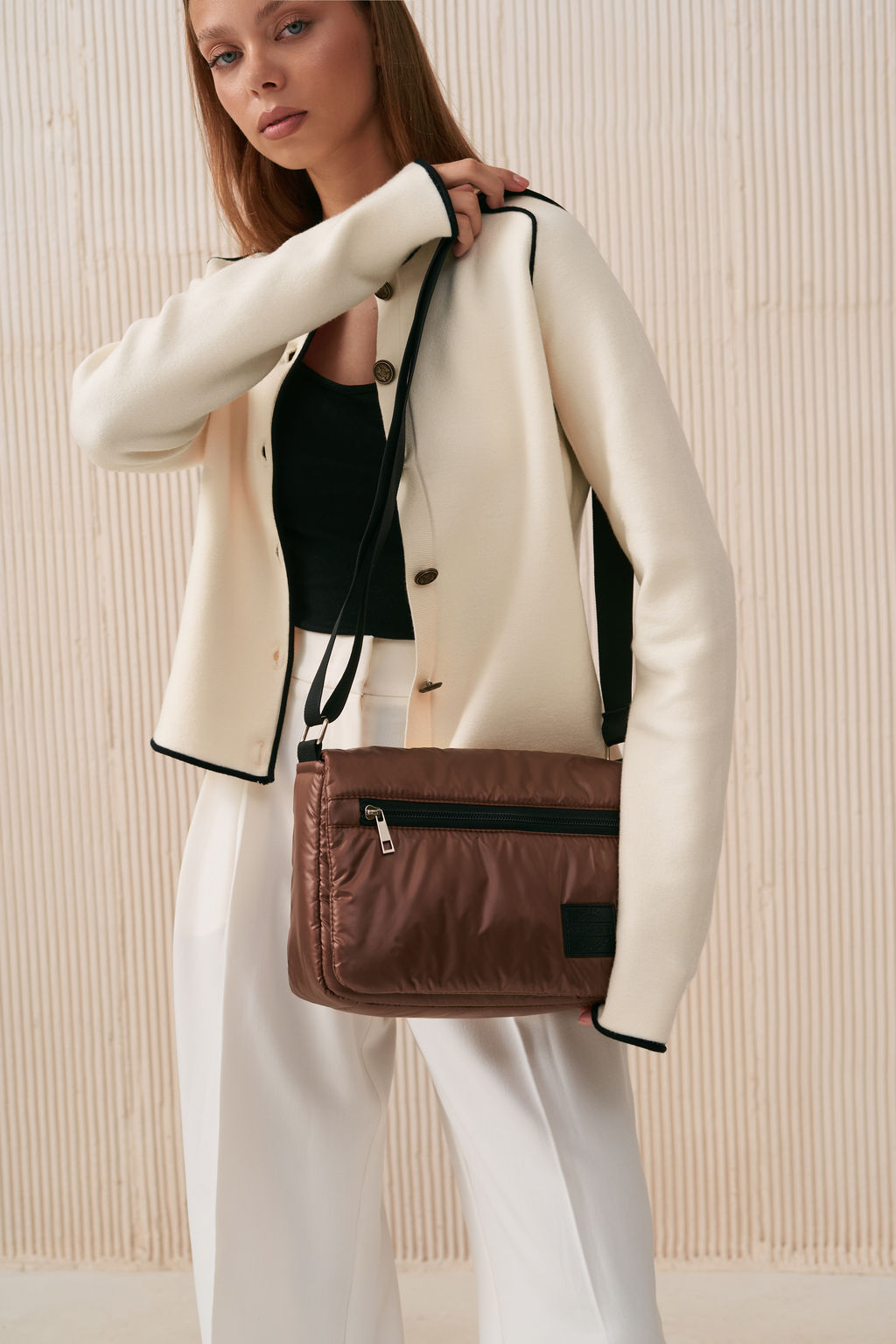 Серо-коричневый кросс-боди NaVibe - S.lavia фото 18